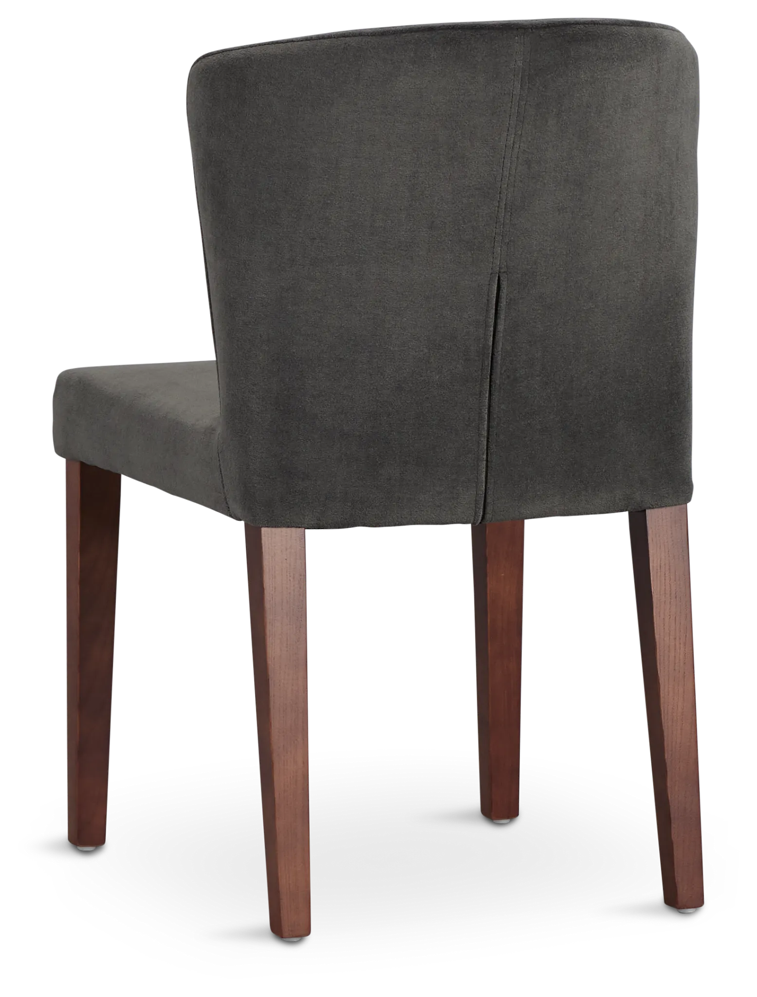 Bentley Dark Gray Velvet Upholstered Side Chair