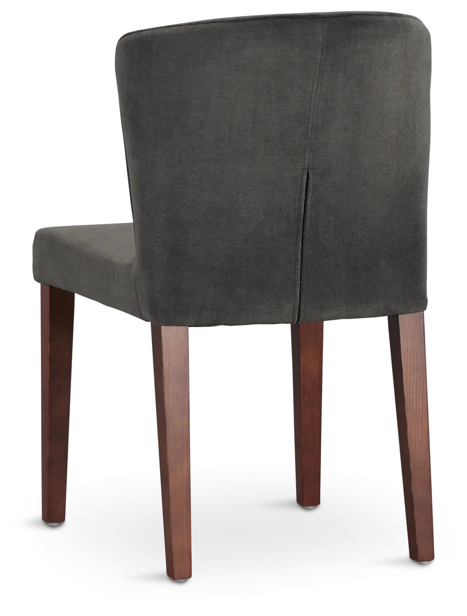 Bentley Dark Gray Velvet Upholstered Side Chair Bentley Dark Gray Velvet Upholstered Side Chair