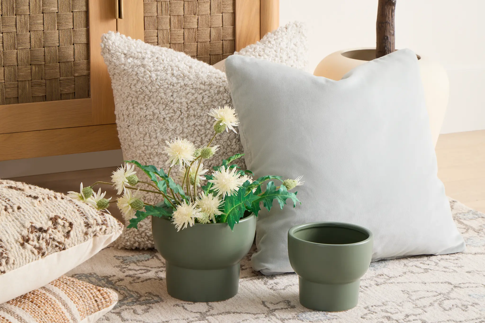 Odele Green Set Of 3 Planter Odele Green Set Of 3 Planter