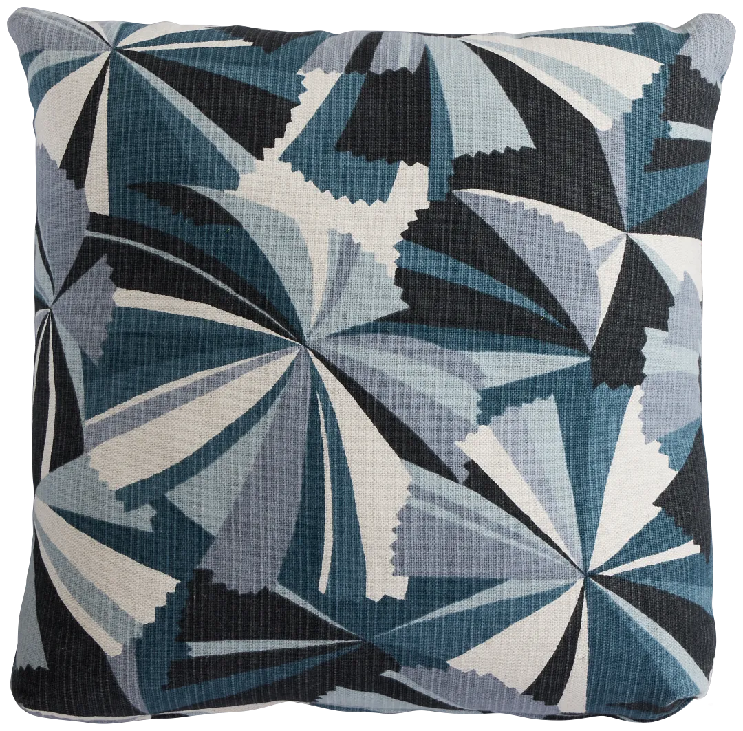 Tina Dark Blue 20" Accent Pillow