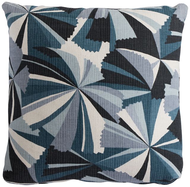 Tina Dark Blue 20" Accent Pillow