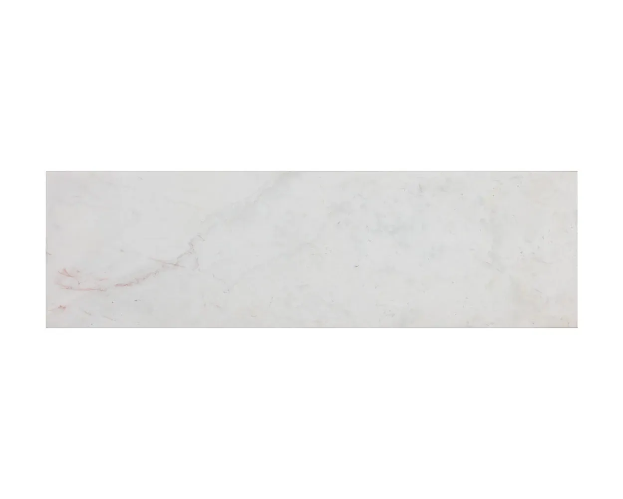 Cowart White Marble Console Table
