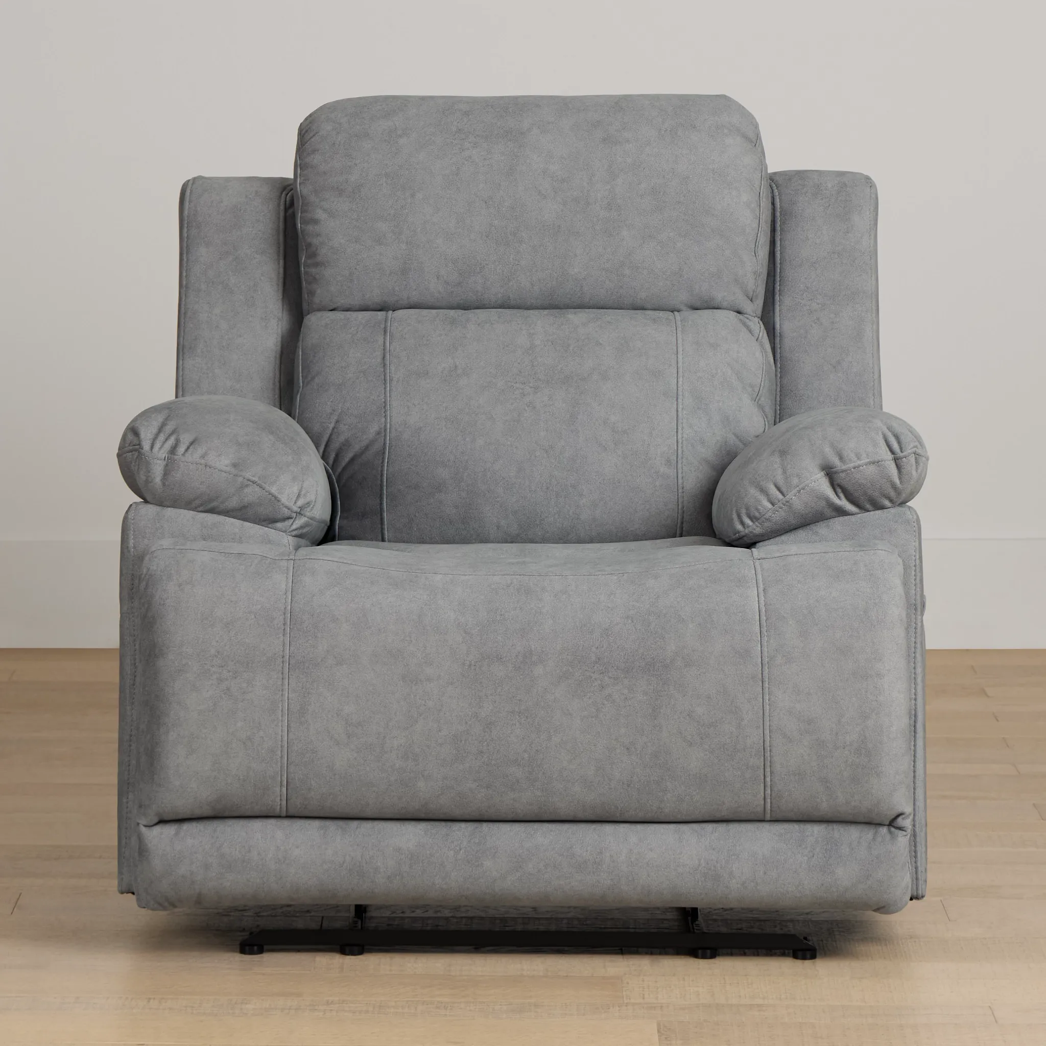 Benson Gray Micro Recliner