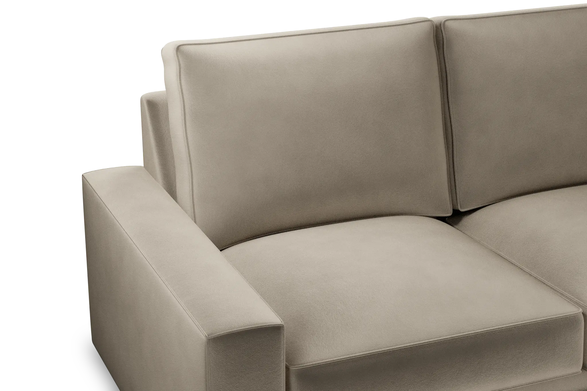 Edgewater Joya Beige Medium Two-arm Sectional Edgewater Joya Beige Medium Two-arm Sectional