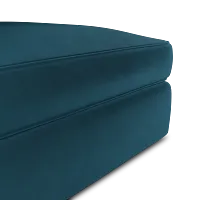 Siesta Joya Teal Fabric Ottoman