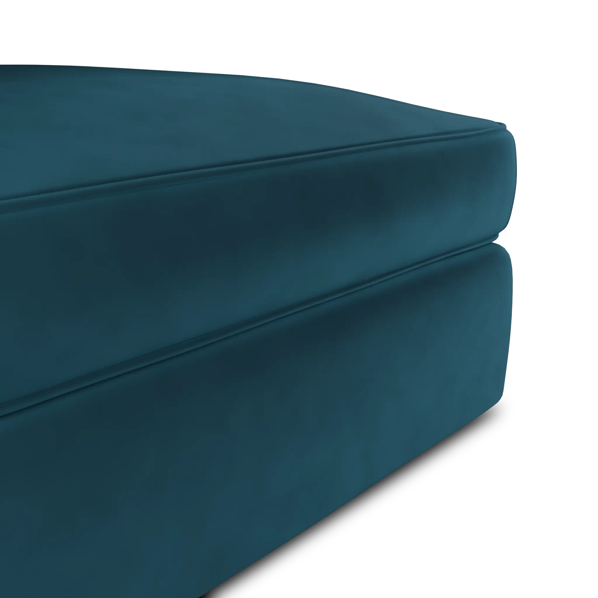 Siesta Joya Teal Fabric Ottoman Siesta Joya Teal Fabric Ottoman