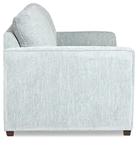 Shore Light Blue Fabric Sofa