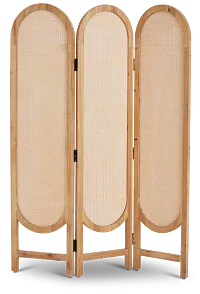 Leon Natural Rattan Screen
