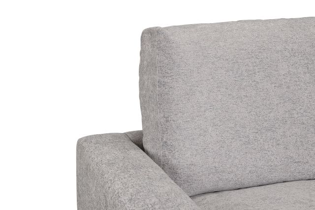 Calista Pewter Fabric Medium Two-arm Sectional