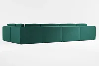 Destin Joya Green Velvet 8-piece Pit Sectional