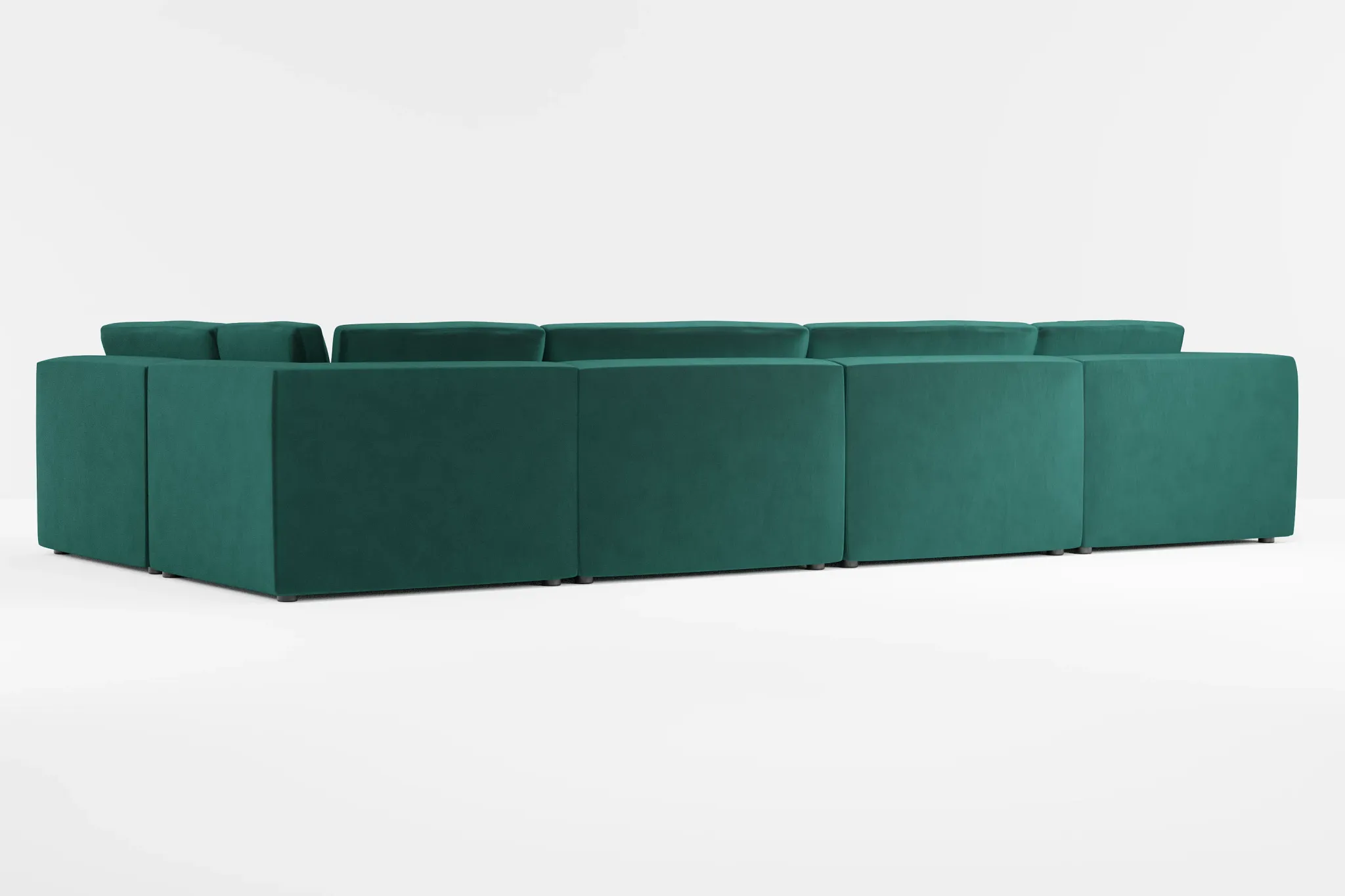 Destin Joya Green Velvet 8-piece Pit Sectional