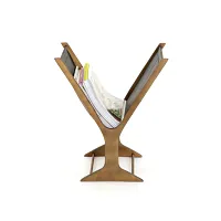 Four Hands Bani Brass Magazine Rack