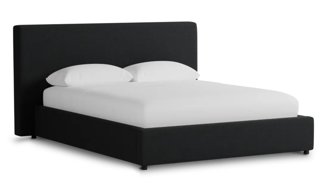 Grayton Elite Black 44" Upholstered Platform Bed Grayton Elite Black 44" Upholstered Platform Bed