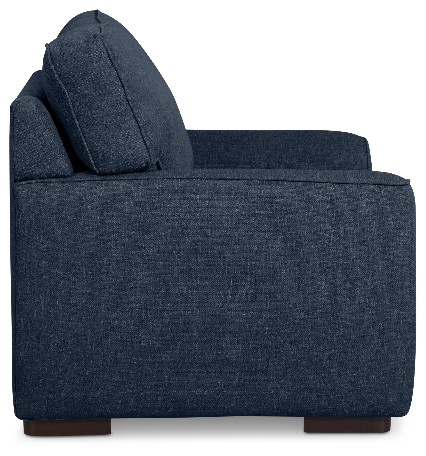 Sinclair Dark Blue Fabric Innerspring Sleeper