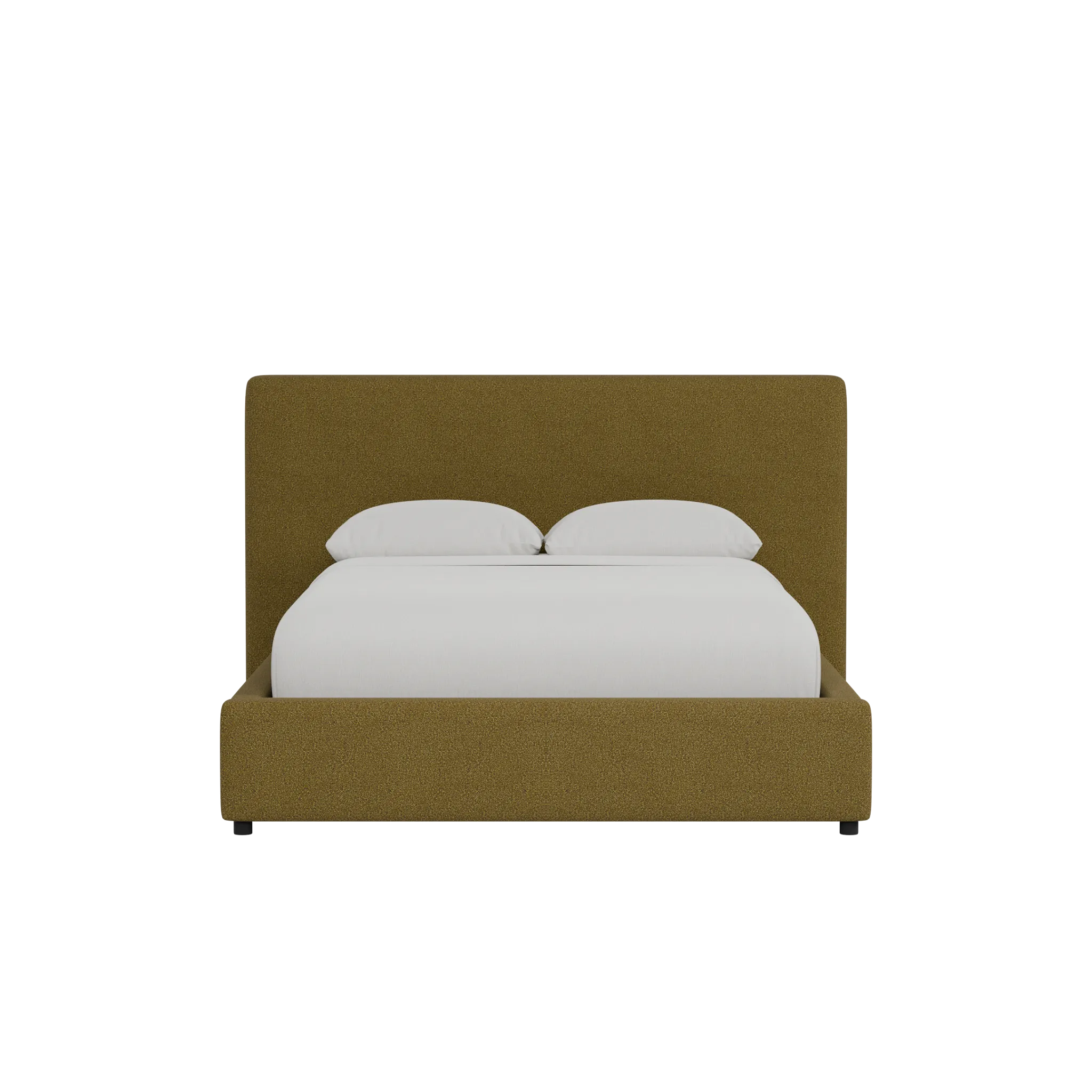 Grayton Elite Dark Green 44" Upholstered Platform Bed