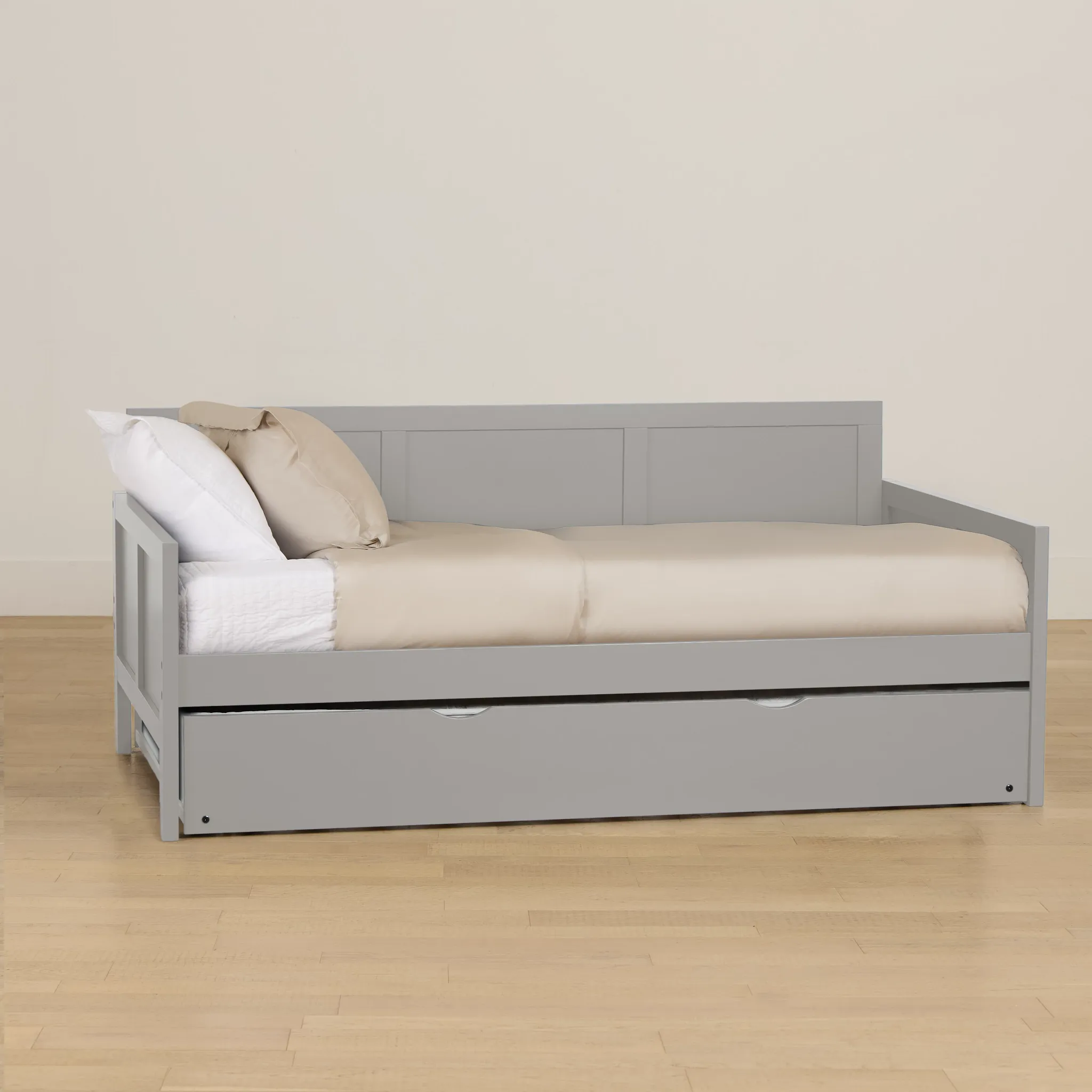 Charleston Gray Panel Trundle Bed