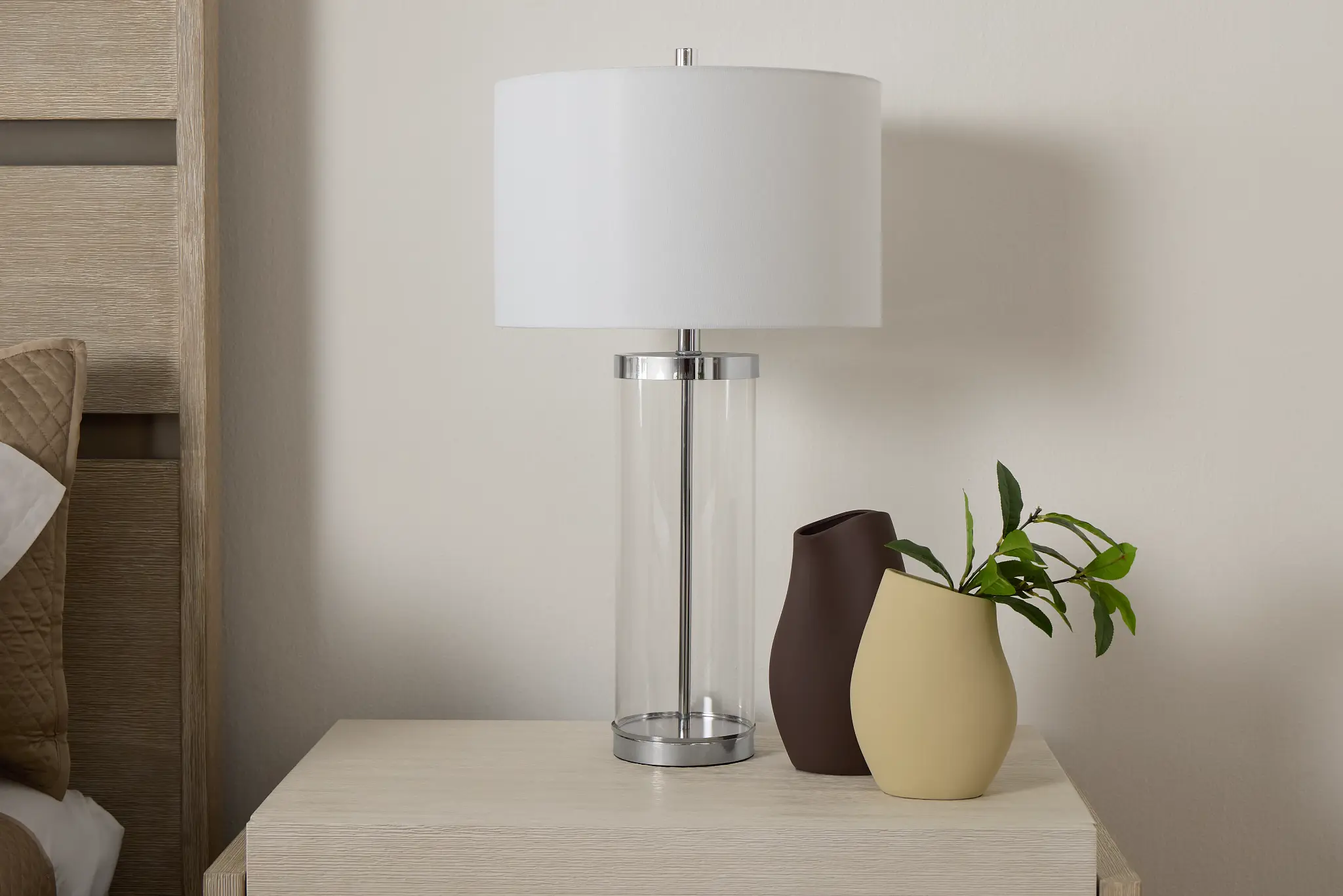 Lucia Chrome Large Table Lamp Lucia Chrome Large Table Lamp