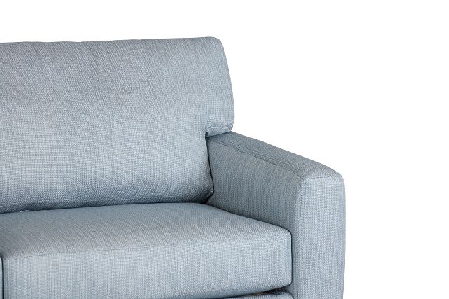 Rhodes Light Blue Fabric Sofa