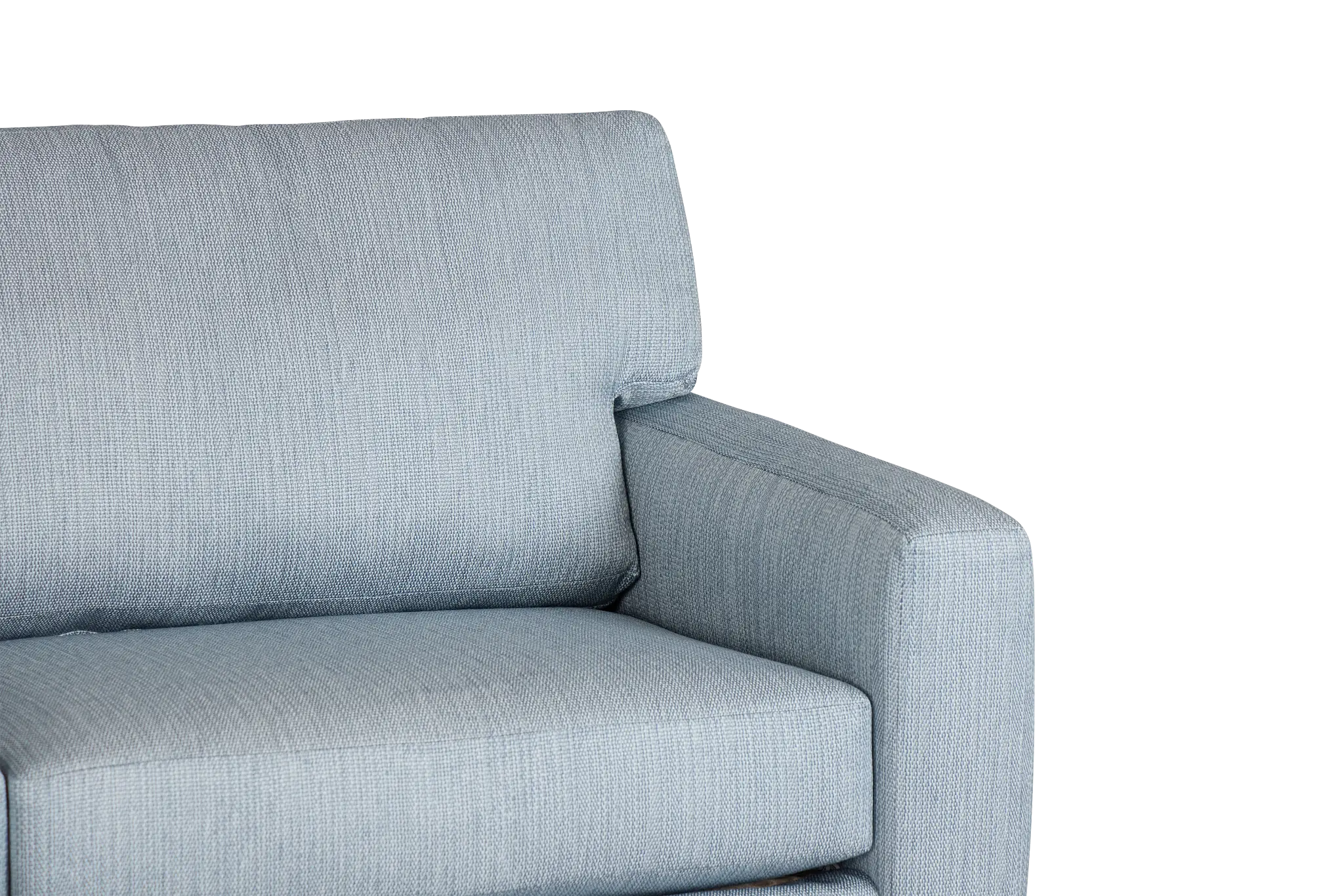 Rhodes Light Blue Fabric Sofa Rhodes Light Blue Fabric Sofa