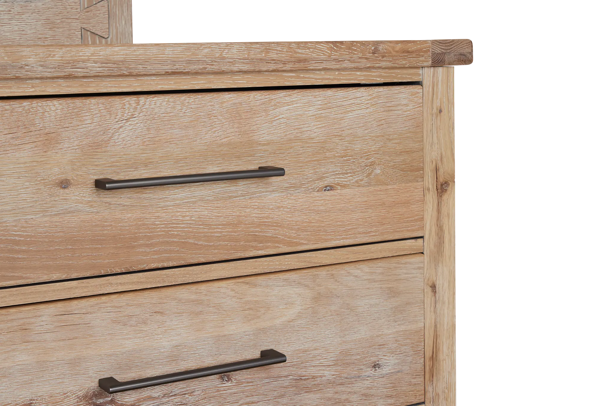 Salt Lake Light Tone Dresser & Mirror Salt Lake Light Tone Dresser & Mirror