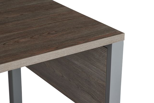 Clark Gray 32" Return Desk