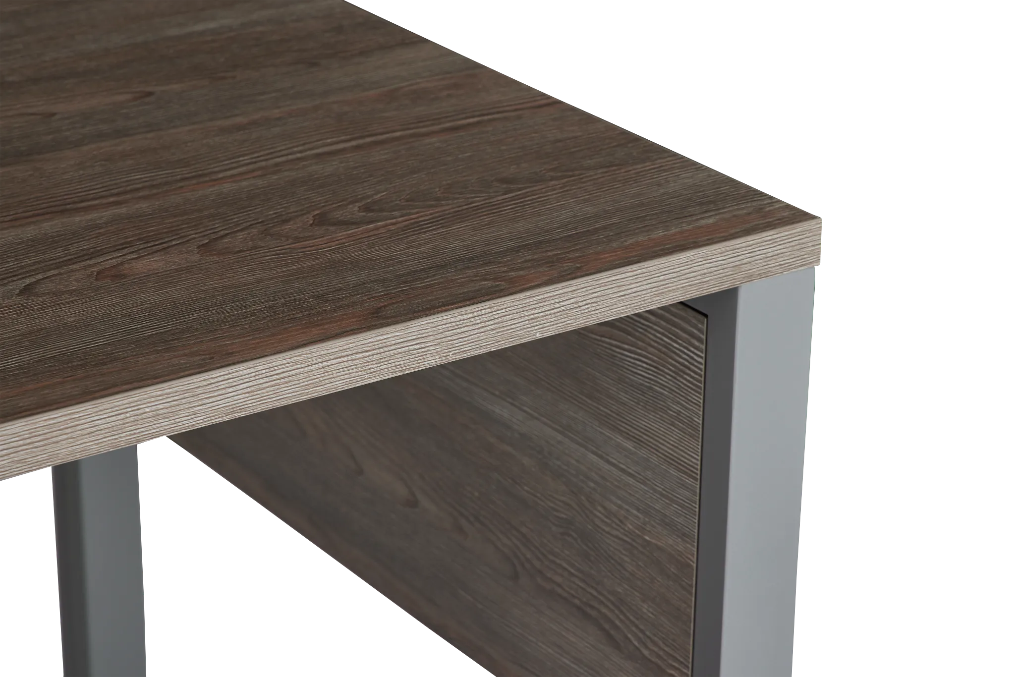 Clark Gray 32" Return Desk