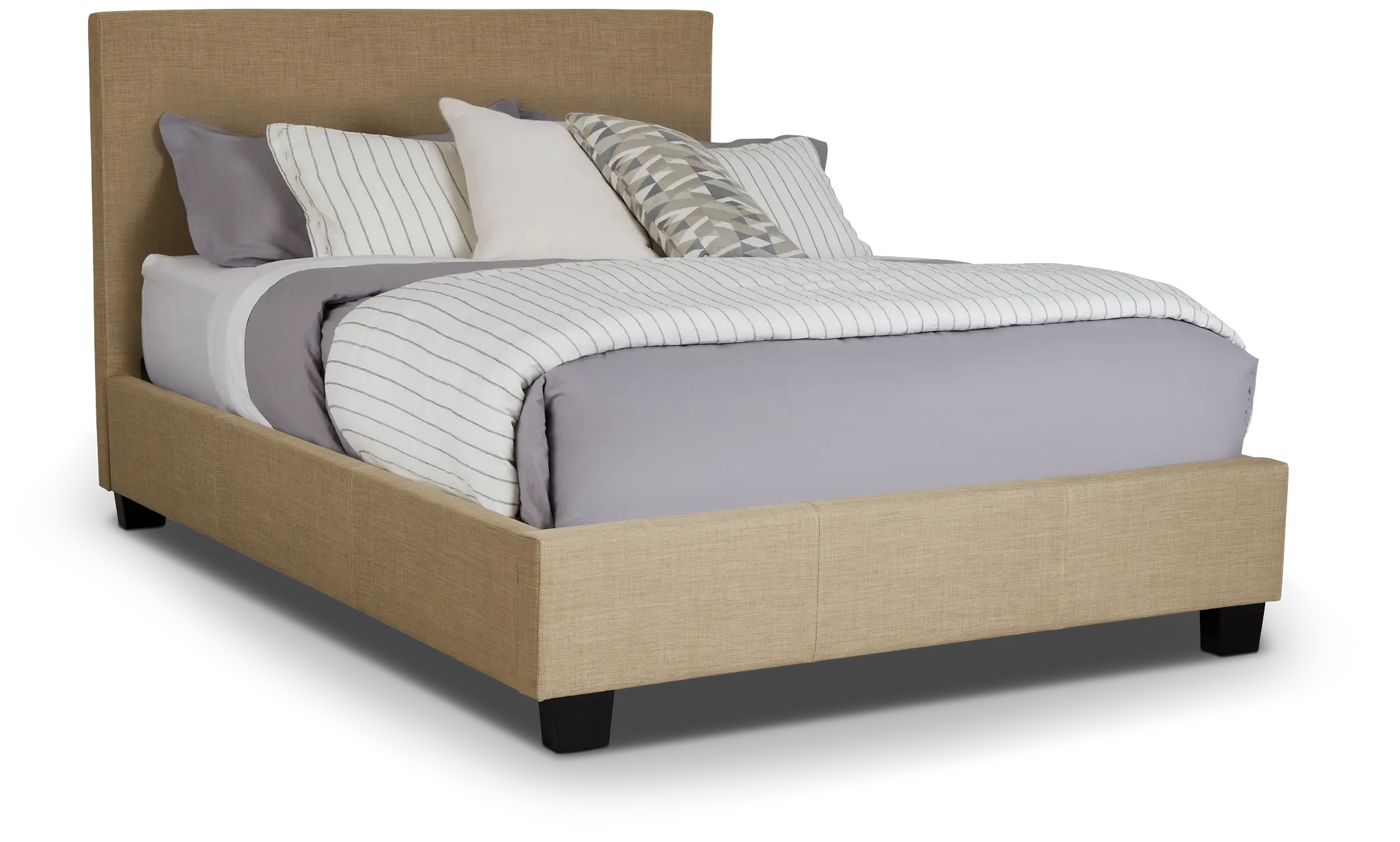 Madden Taupe Uph Platform Bed Madden Taupe Uph Platform Bed
