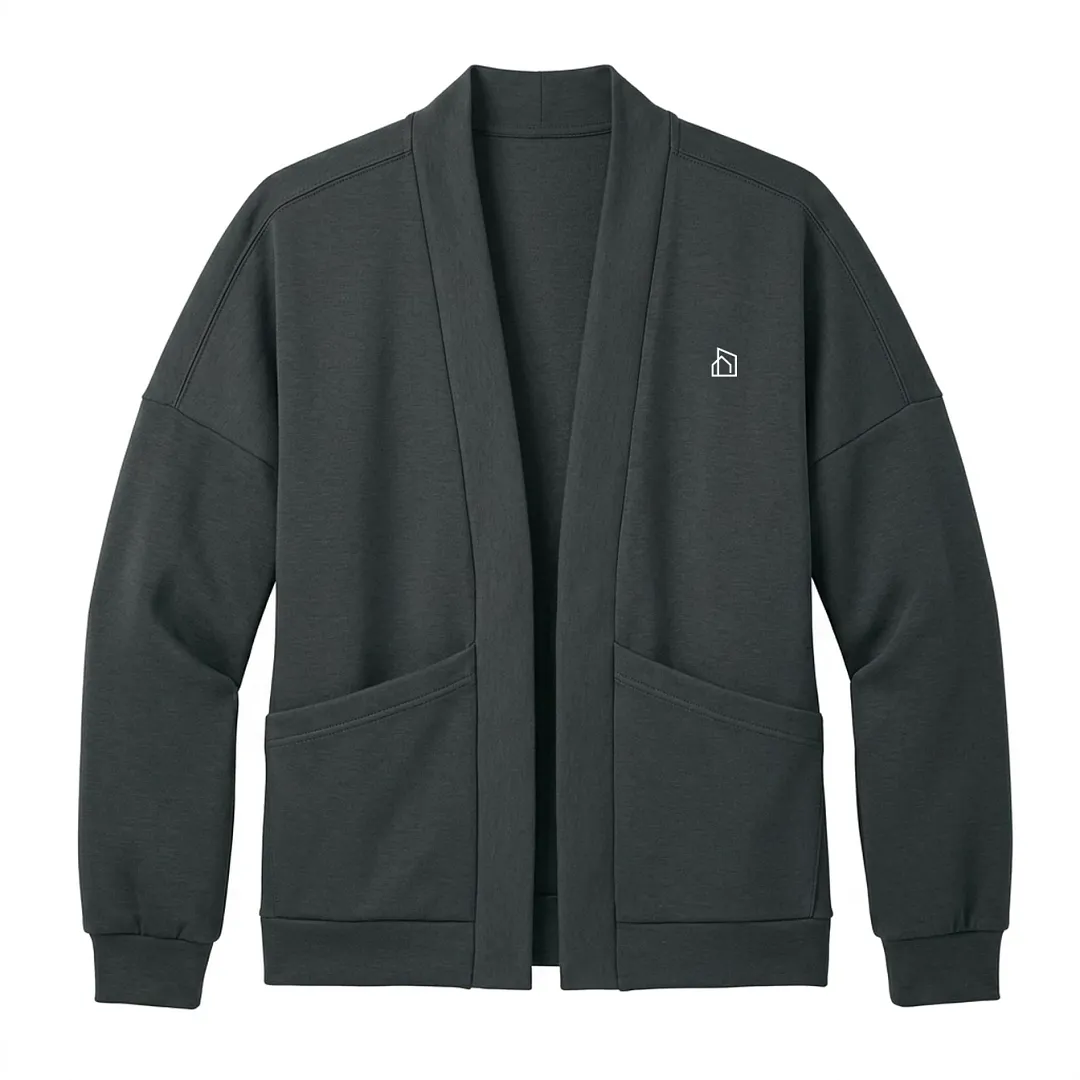 CITY HOME Gray Womens Cardigan