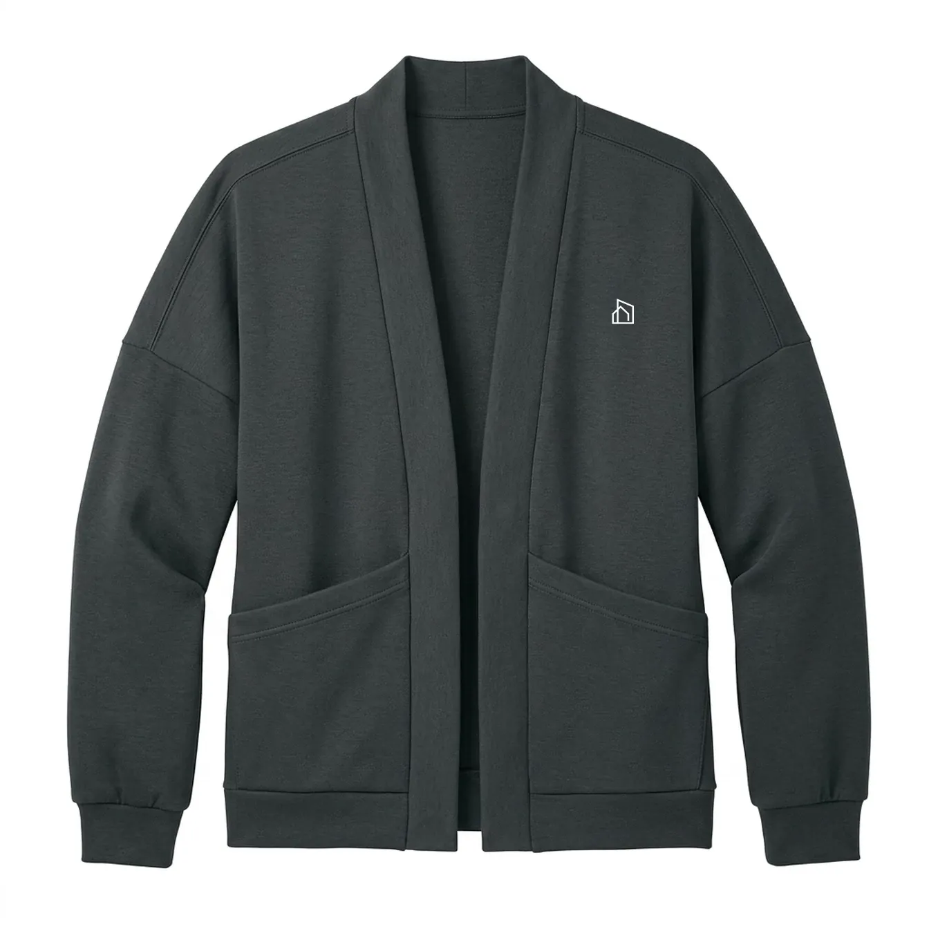 CITY HOME Gray Womens Cardigan