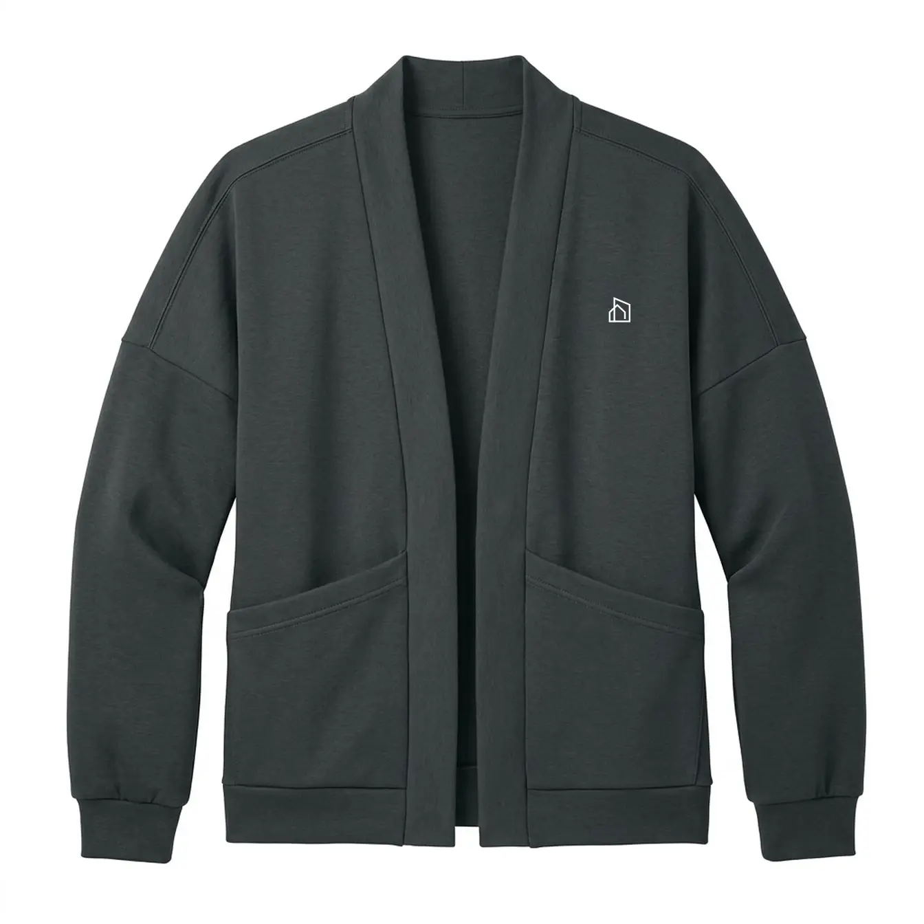 CITY HOME Gray Womens Cardigan CITY HOME Gray Womens Cardigan
