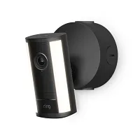 Ring Spotlight Cam Pro Poe Black Outdoor Security Cameras