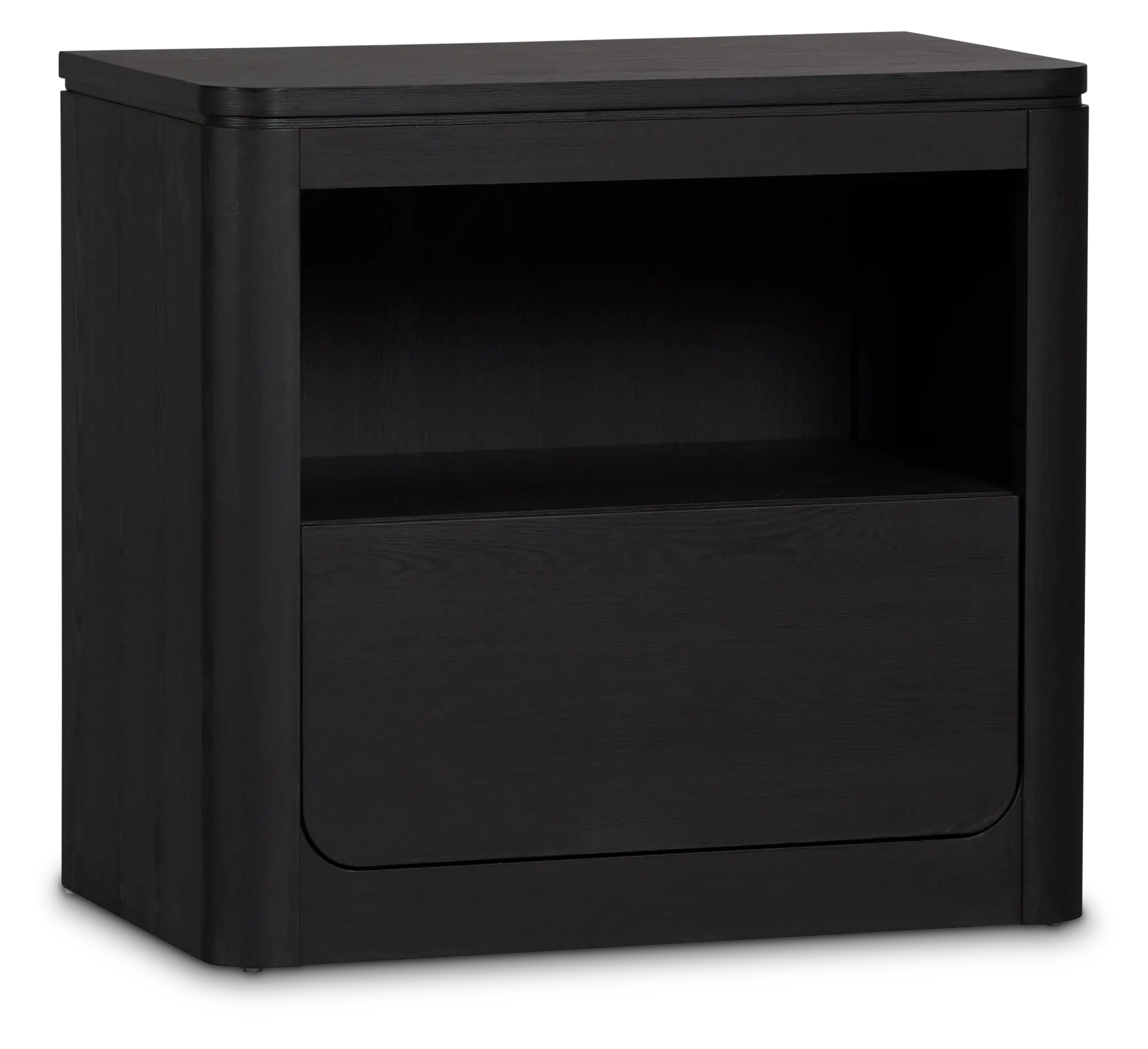 Emory Black Nightstand Emory Black Nightstand