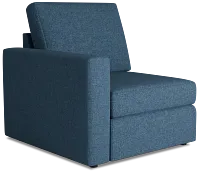 Citymod Blue Fabric Left Chair