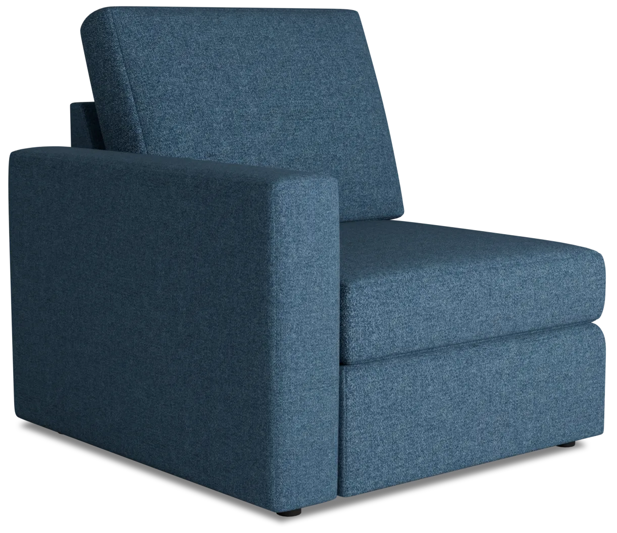 Citymod Blue Fabric Left Chair
