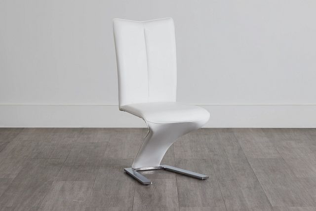 Catalina White Upholstered Side Chair
