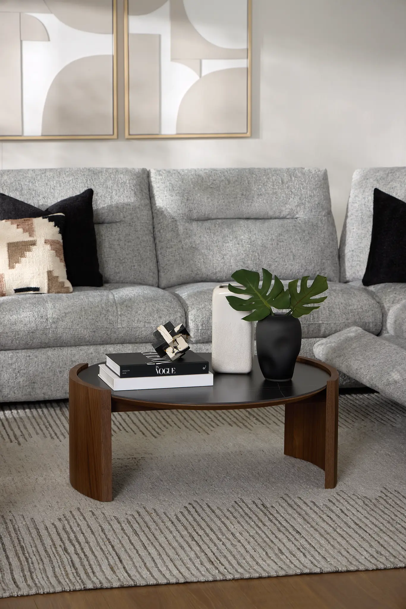Nomad Mid Tone Ceramic Round Coffee Table Nomad Mid Tone Ceramic Round Coffee Table