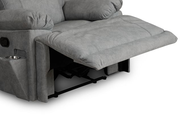 Benson Gray Micro Recliner