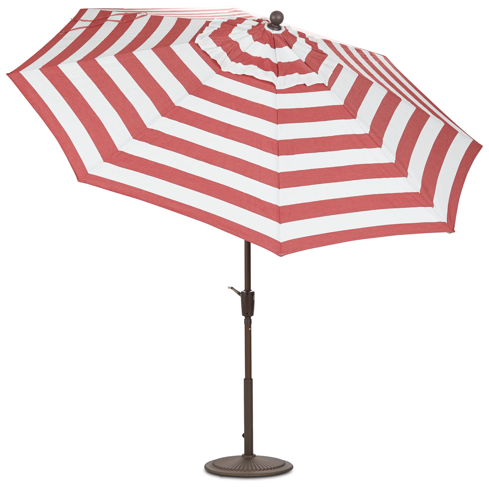 Maui Red Stripe Umbrella Set