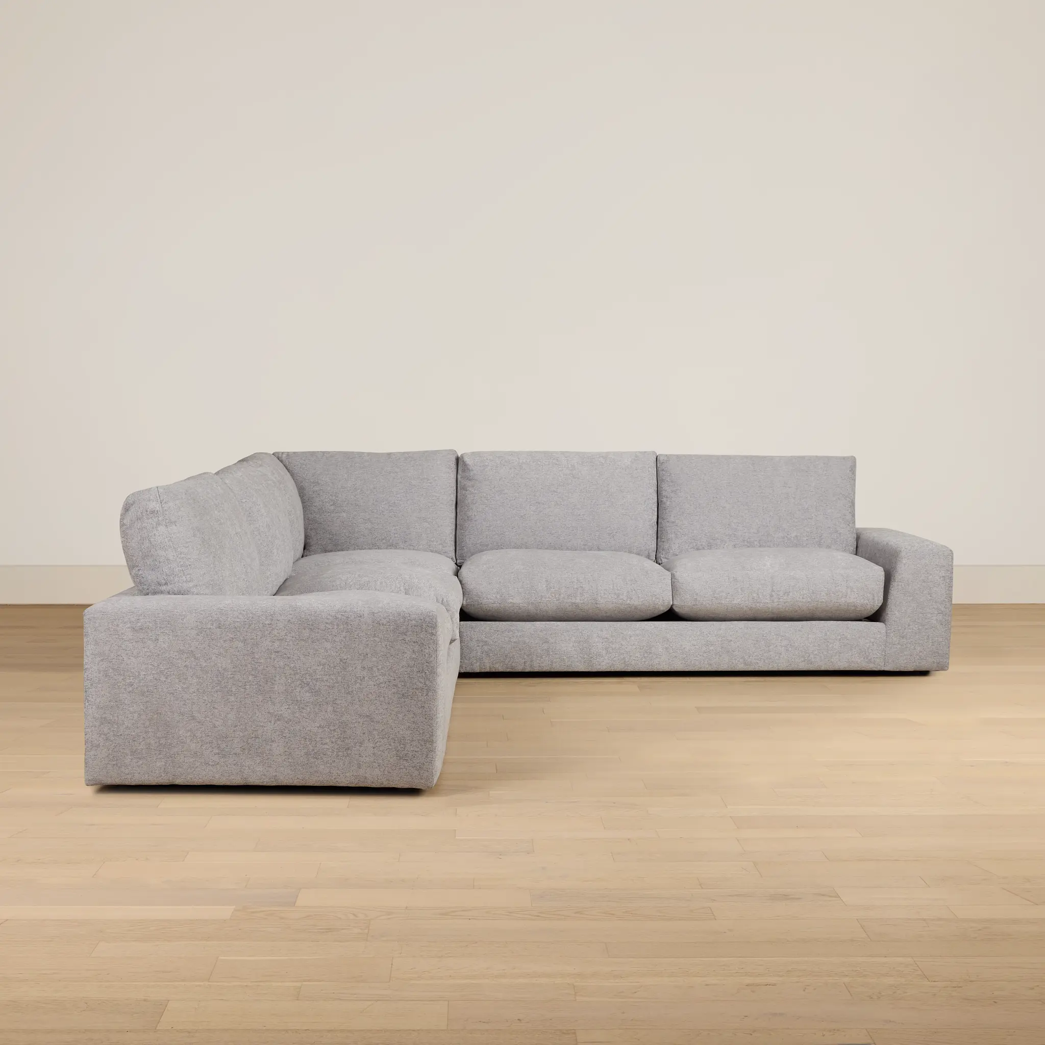 Calista Pewter Fabric Small Two-arm Sectional Calista Pewter Fabric Small Two-arm Sectional