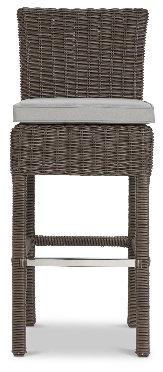 Canyon Gray Woven 30" Barstool