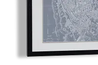 Sketch Gray Framed Wall Art