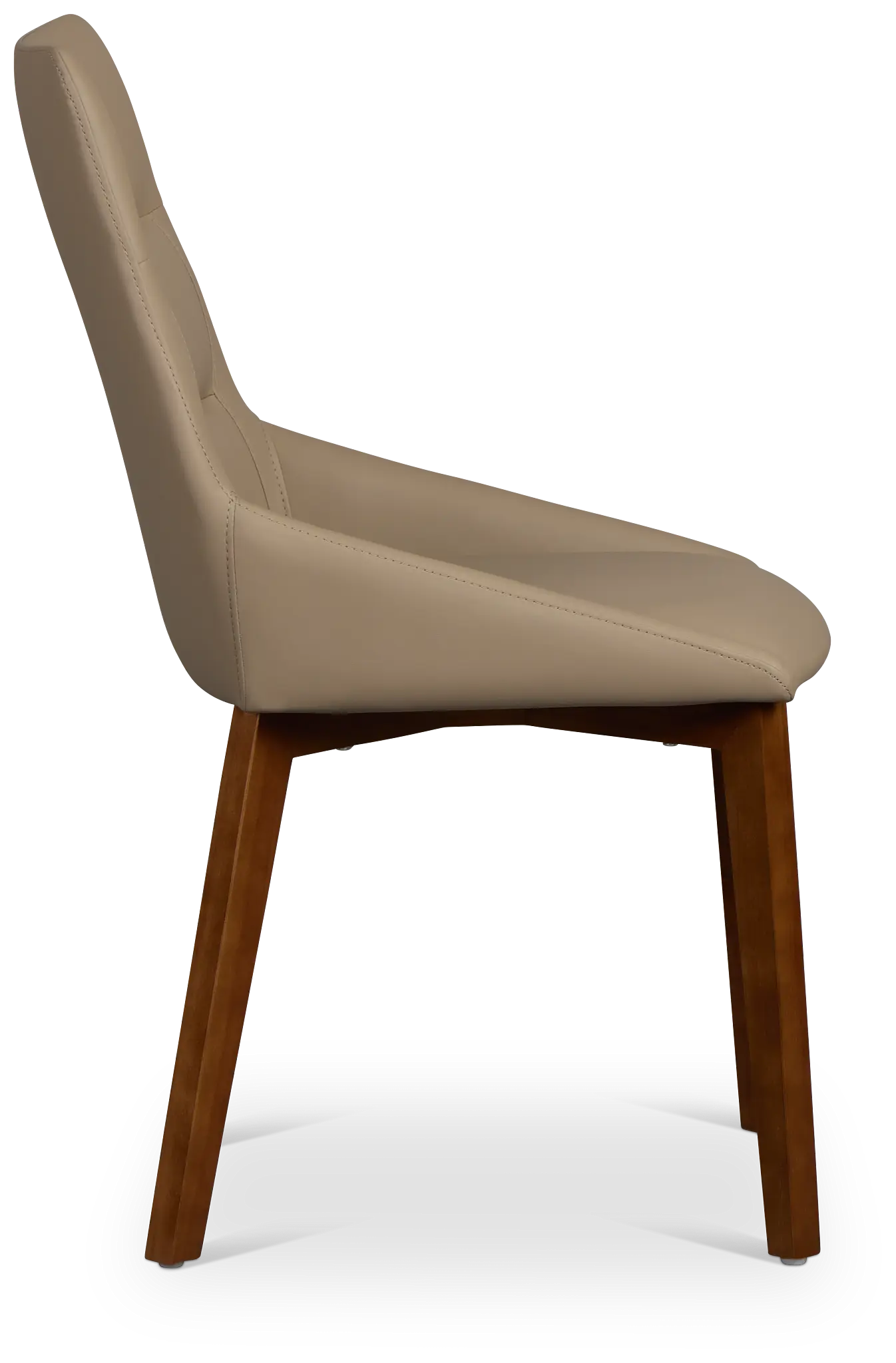 Fresno Taupe Upholstered Side Chair With Mid Tone Legs Fresno Taupe Upholstered Side Chair With Mid Tone Legs