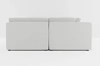 Destin Delray Pewter Fabric 8-piece Pit Sectional