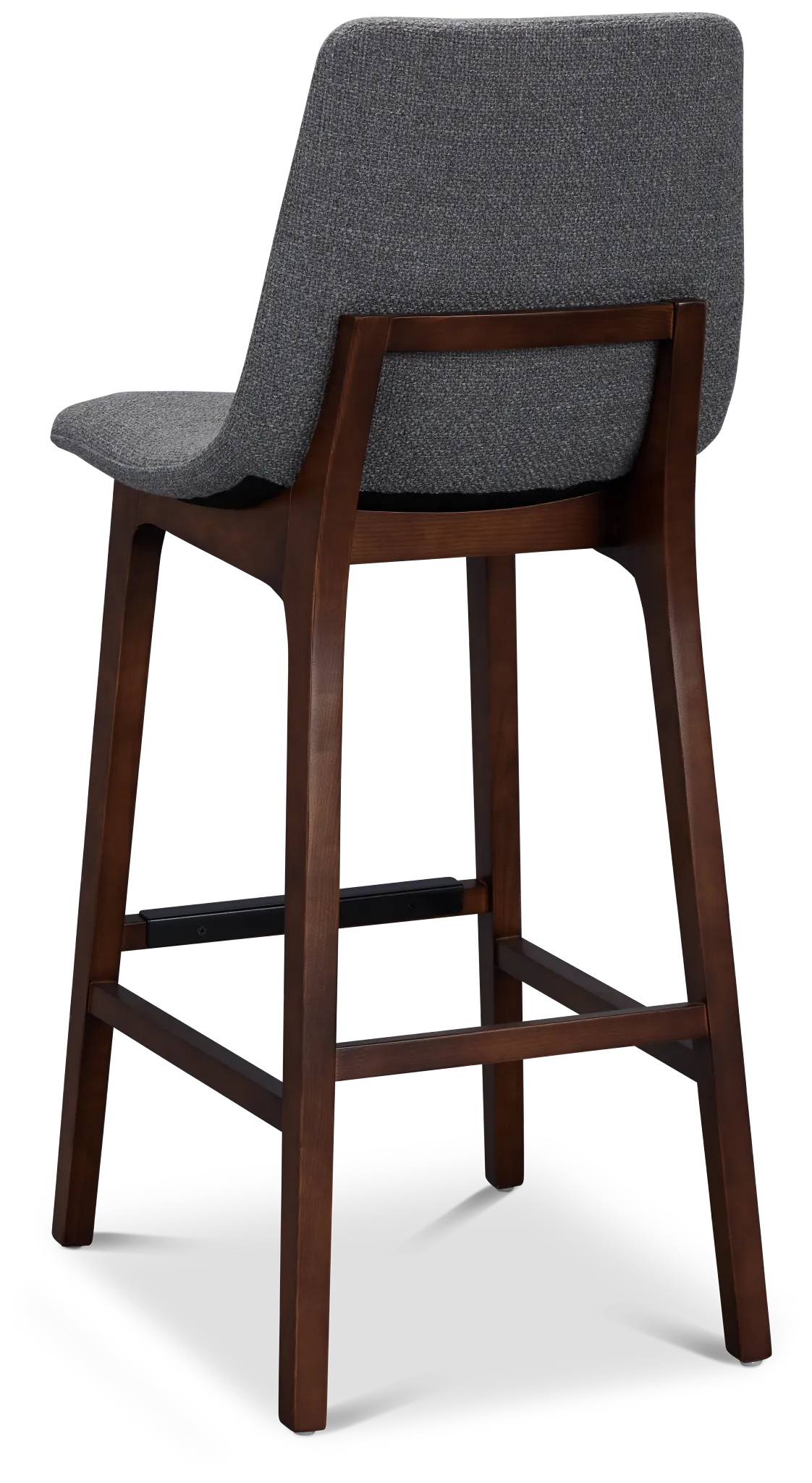 Hamilton Dark Gray Fabric 30" Upholstered Barstool
