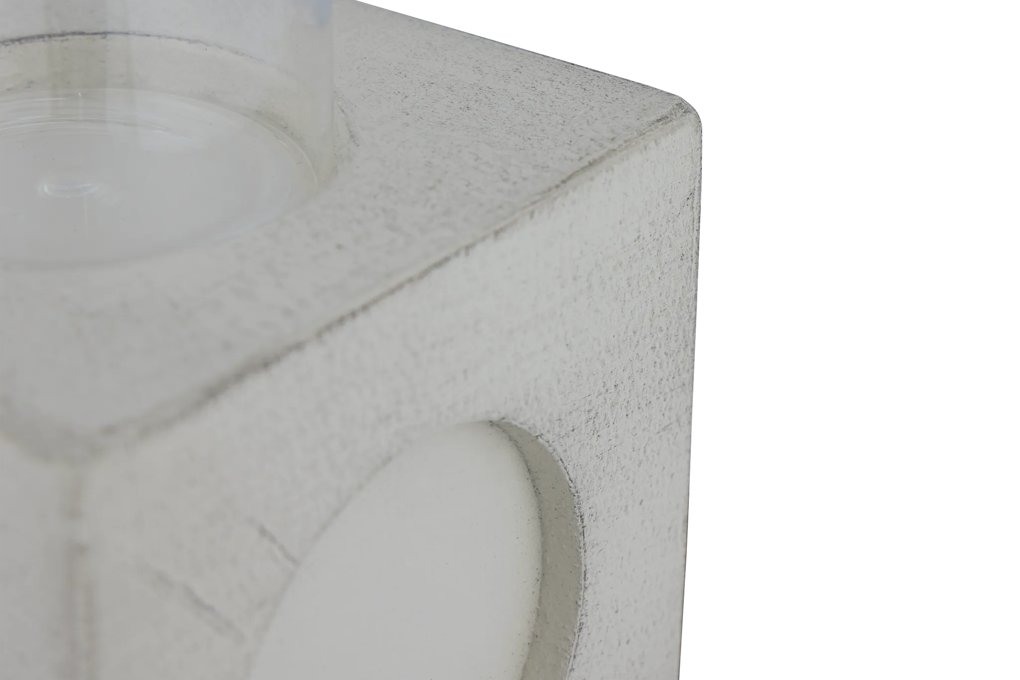 Bedford White Small Candle Holder