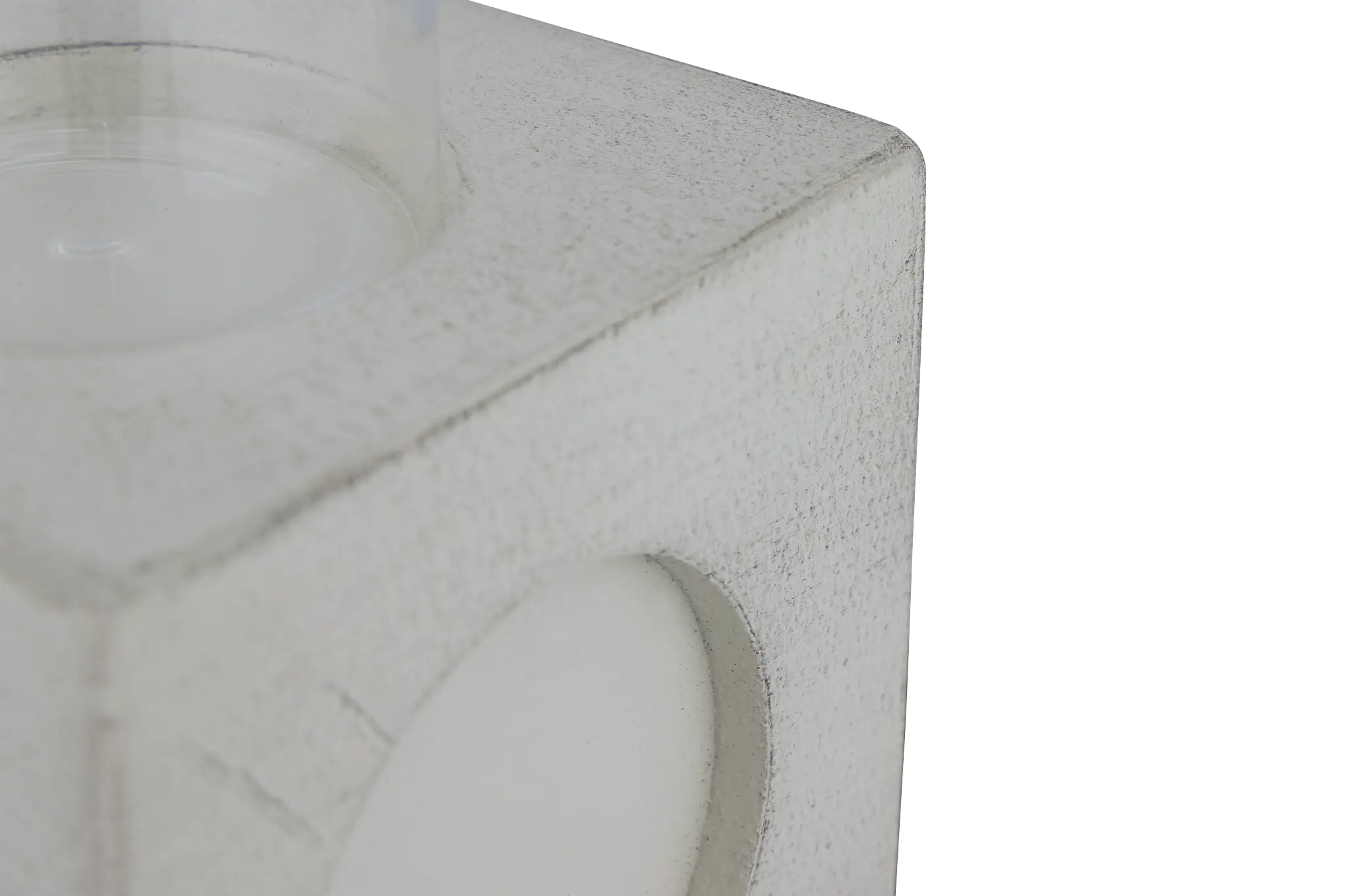 Bedford White Small Candle Holder Bedford White Small Candle Holder