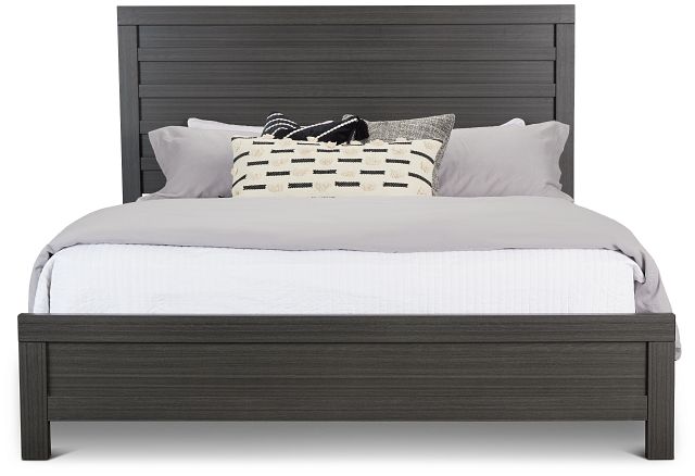 Everett Gray Panel Bed