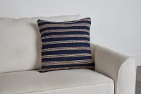 Jade Dark Blue 20" Accent Pillow
