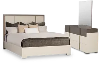 Sienna Two-tone Platform Bedroom