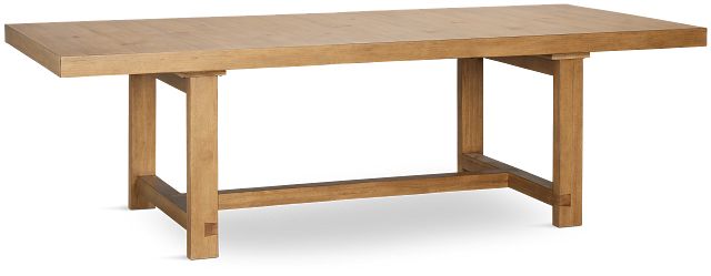 Vail Light Tone Trestle Table